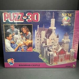 Wrebbit 3D Bavarian Castle Three Dimensional Jigsaw Puzzle New Sealed 1000pcs